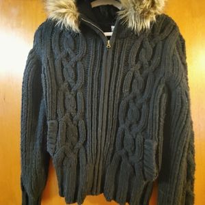 Chunky, Cozy Zip Up Fall Sweater